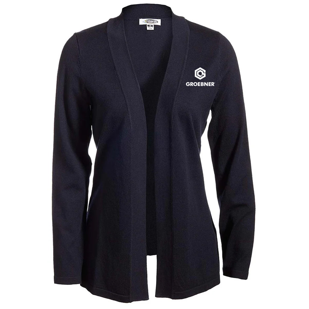 Edwards Women's Navy Open Cardigan