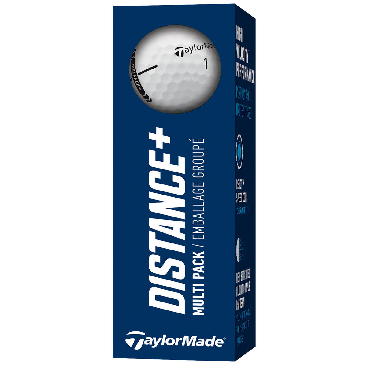 TaylorMade White Distance+ Golf Balls (One Dozen) - 50th Anniversary Edition