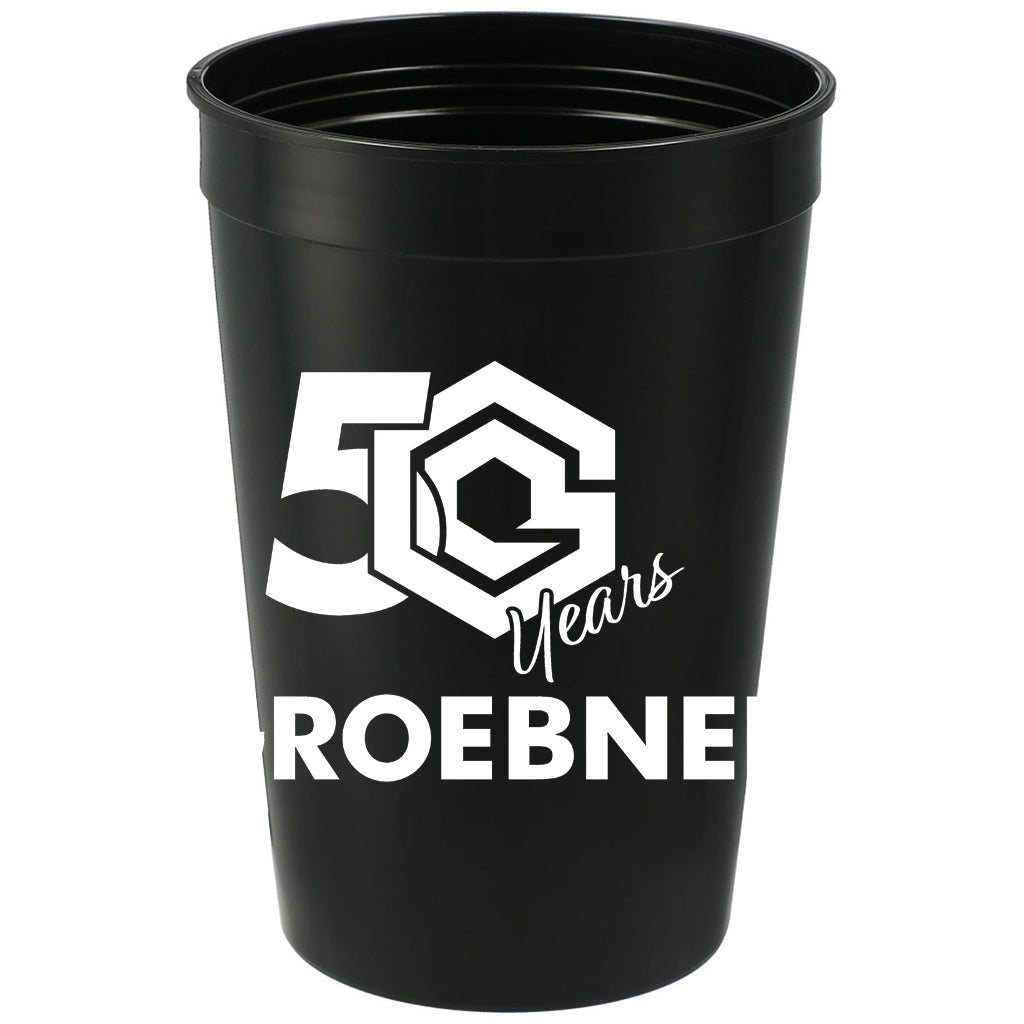 Bullet Black Solid 16oz Stadium Cup