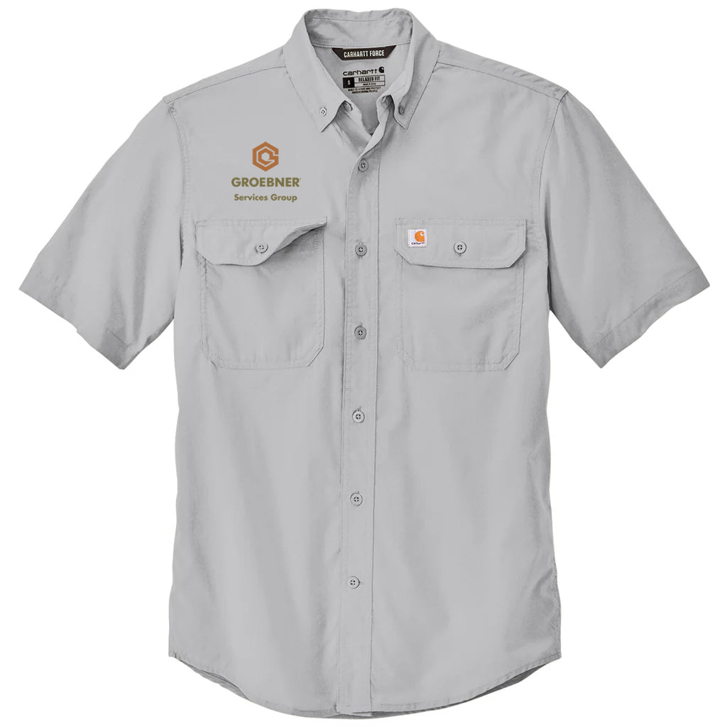 Carhartt Men's Steel Force Solid Short Sleeve Shirt