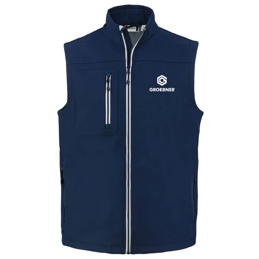 Clique Men's Dark Navy Telemark Eco Stretch Softshell Vest