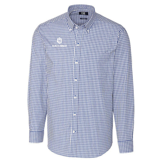 Cutter & Buck Men's Tour Blue Easy Care Stretch Shirt