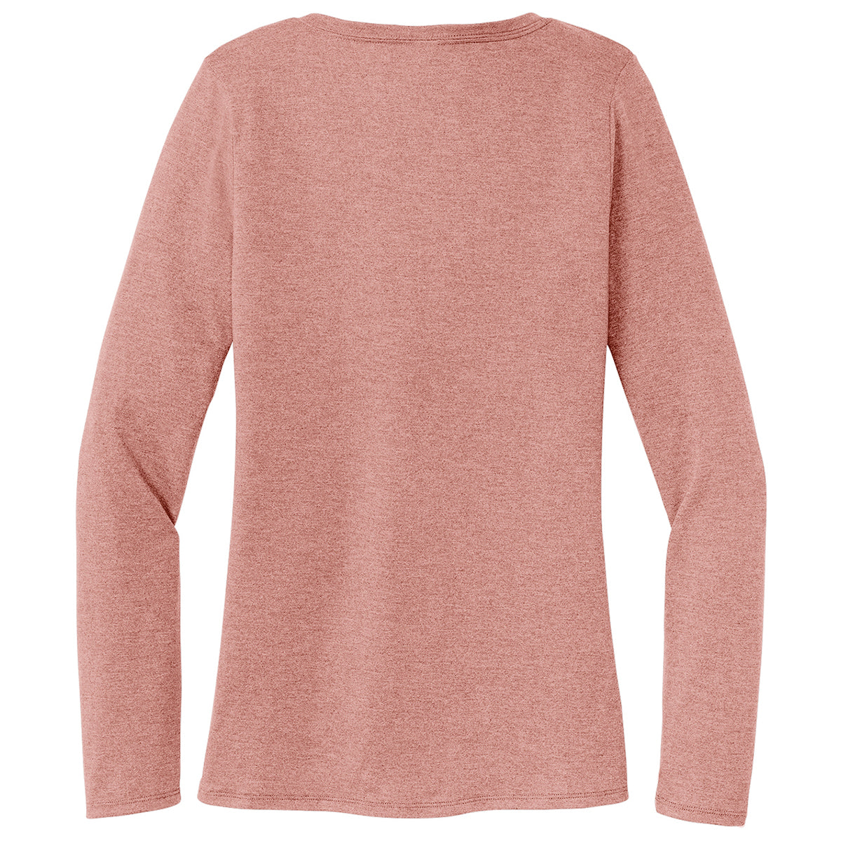 District Women's Blush Frost Perfect Tri Long Sleeve V-Neck Tee
