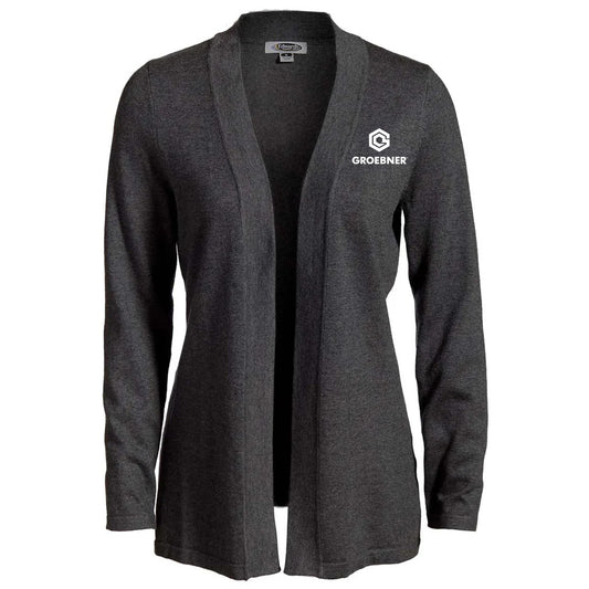 Edwards Women's Smoke Heather Open Cardigan