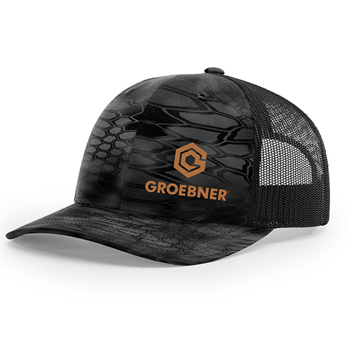 Richardson Typhon/Black Mesh Back Kryptek Camo Trucker Hat