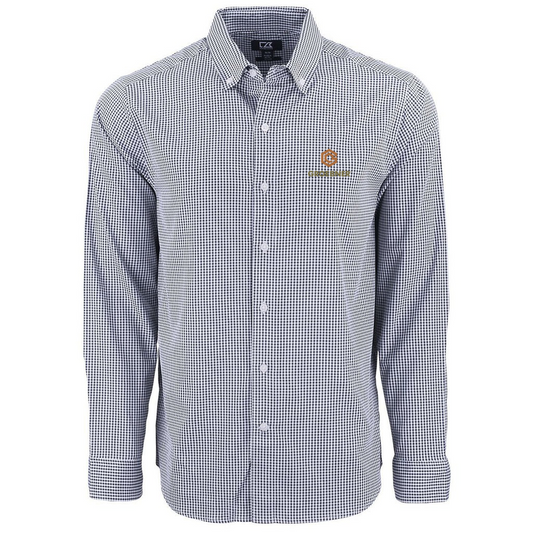 Cutter & Buck Men's Black/White Skyline Dress Shirt