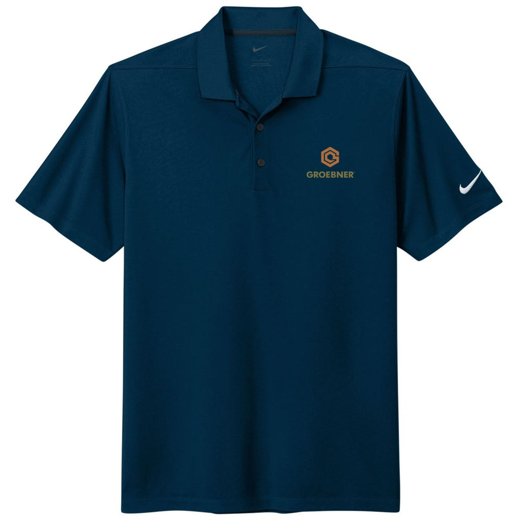 Nike Men's Navy Dri-FIT Micro Pique 2.0 Polo