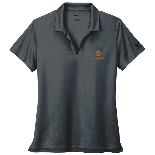 Nike Women's Anthracite Dri-FIT Micro Pique 2.0 Polo