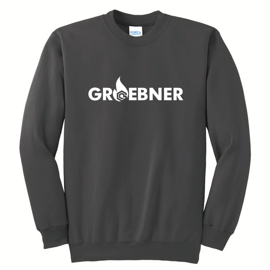 Port & Company Charcoal Ultimate Crewneck Sweatshirt