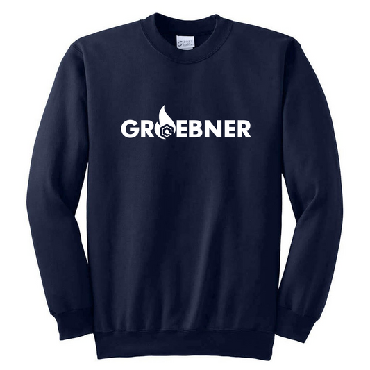 Port & Company Navy Ultimate Crewneck Sweatshirt