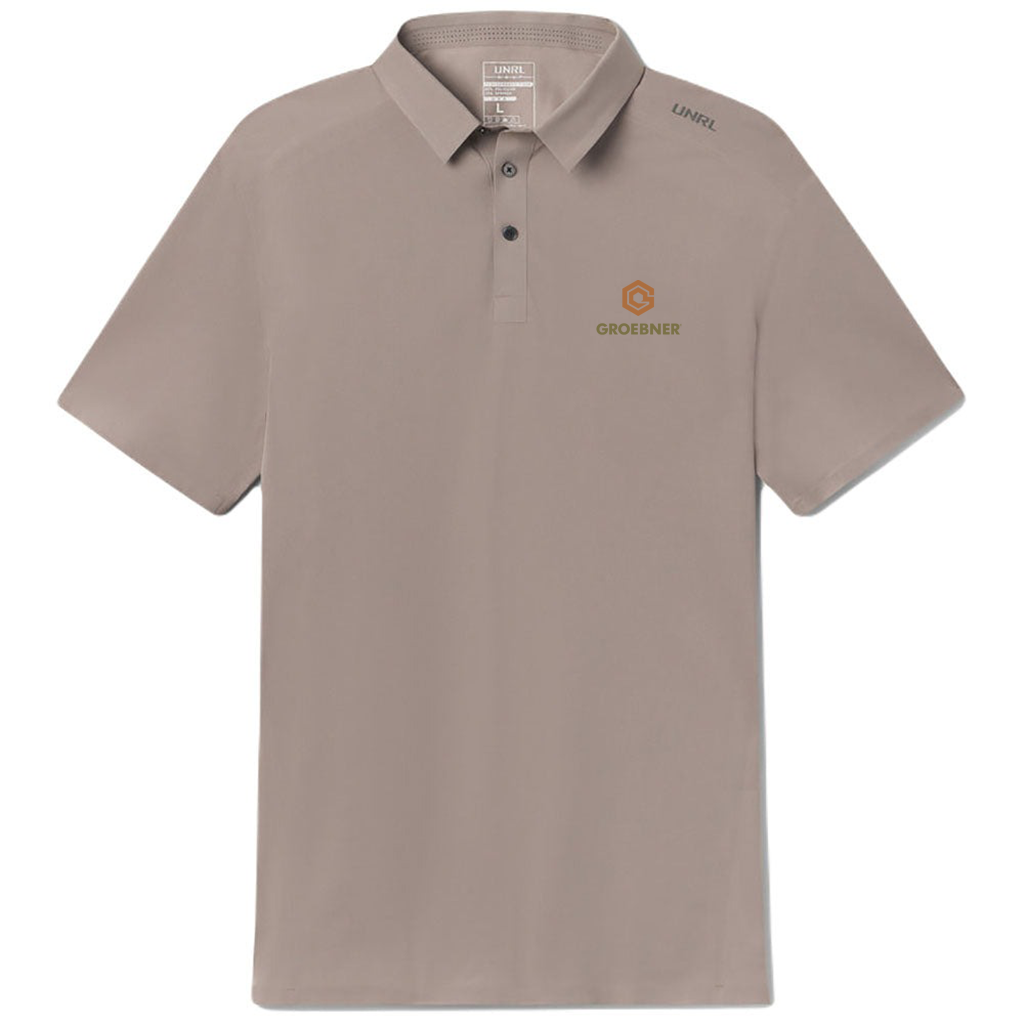 UNRL Men's Taupe Legend Polo