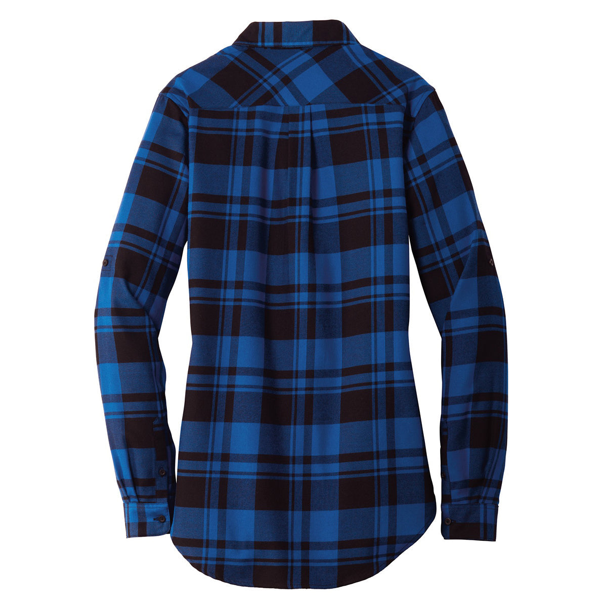 Port Authority Women's Royal/Black Flannel Shirt