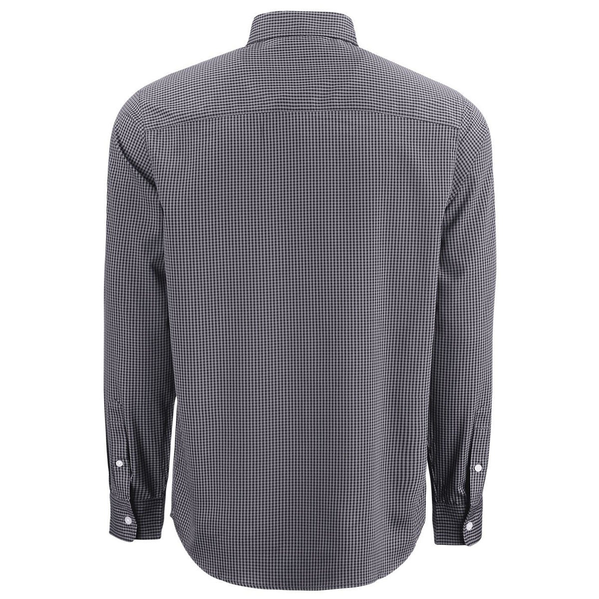 Cutter & Buck Men's Black/Elemental Grey Skyline Dress Shirt