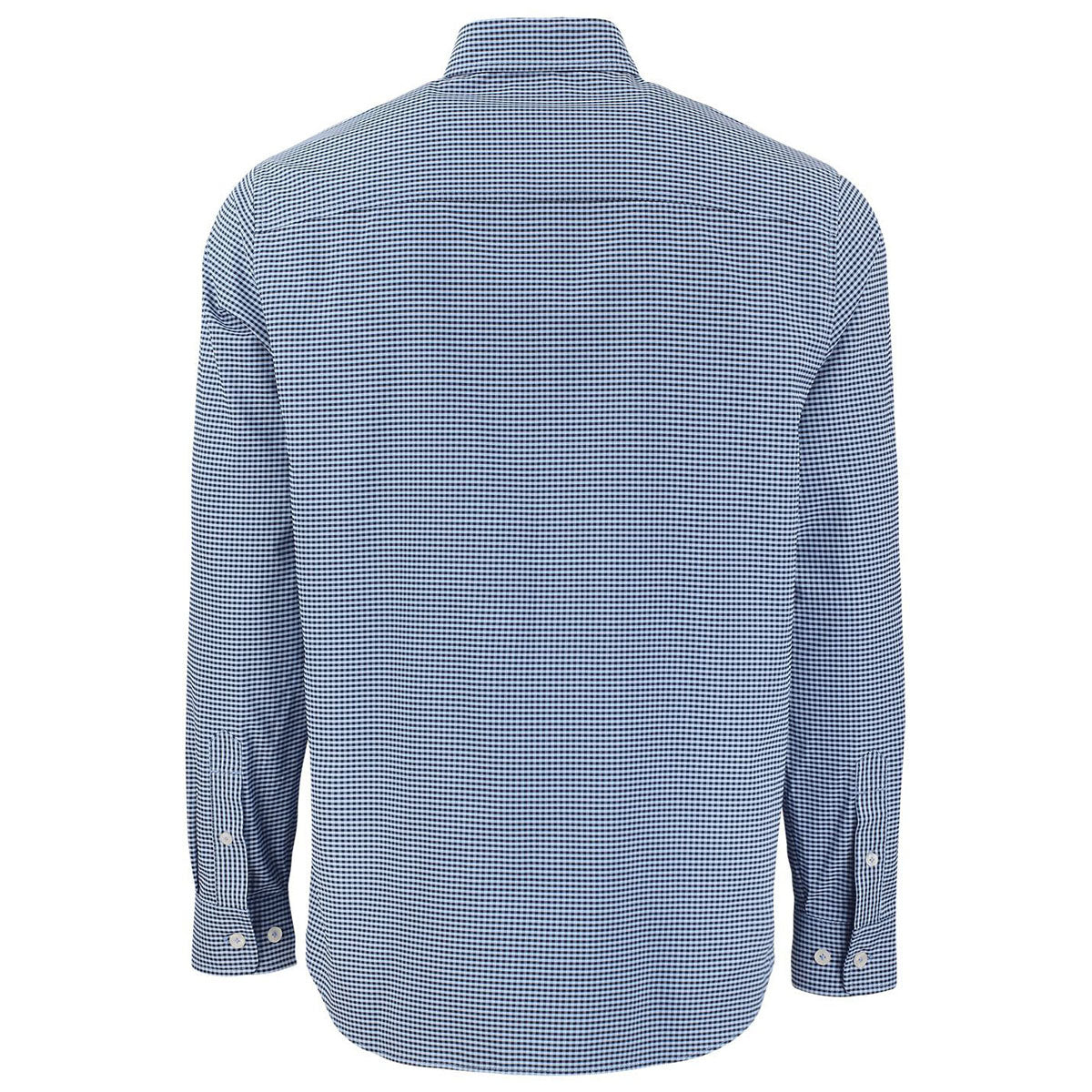 Cutter & Buck Men's Pale Blue/Navy Blue Skyline Dress Shirt