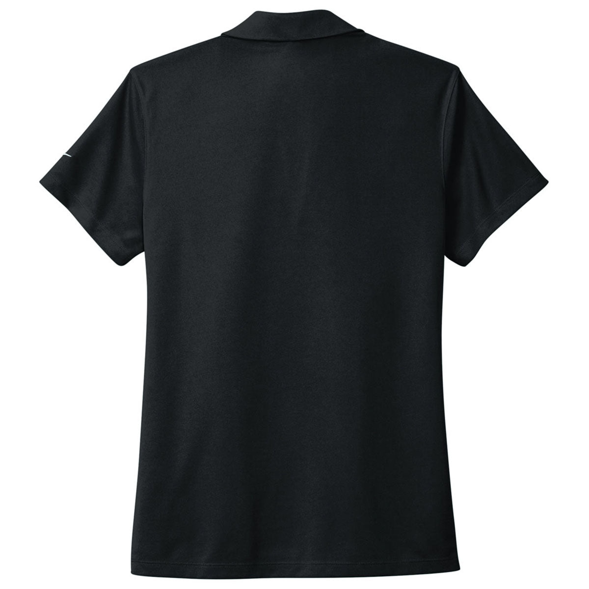 Nike Women's Black Dri-FIT Micro Pique 2.0 Polo