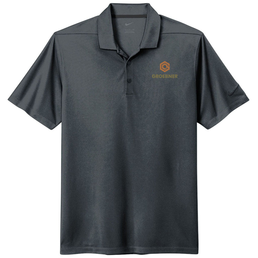 Nike Men's Anthracite Dri-FIT Micro Pique 2.0 Polo