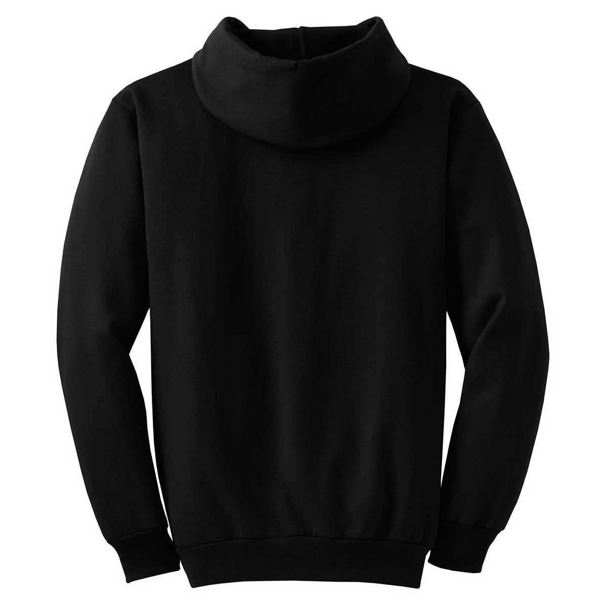 Port & Company Jet Black Hooded Sweatshirt