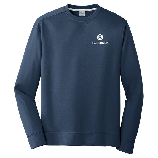 Port & Company Men's Deep Navy Performance Fleece Crewneck Sweatshirt