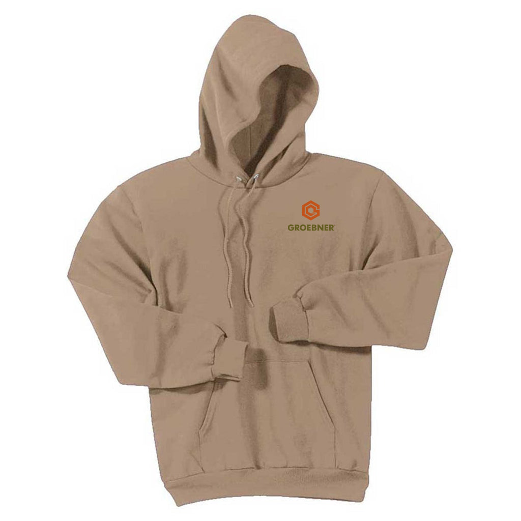 Port & Company Sand Hooded Sweatshirt