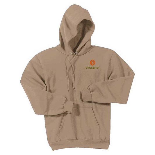 Port & Company Sand Hooded Sweatshirt