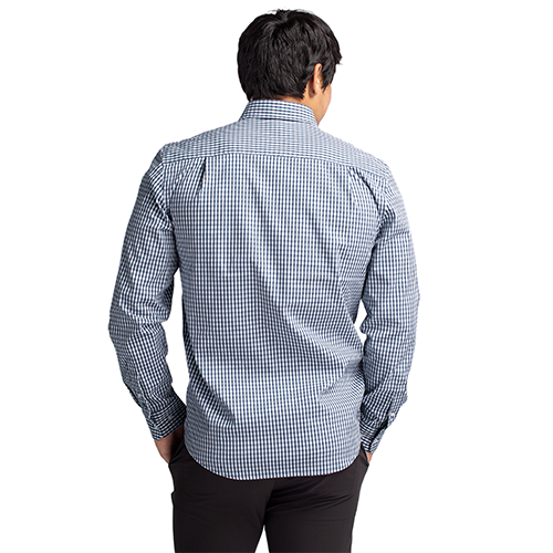 Cutter & Buck Men's Liberty Navy Easy Care Stretch Shirt