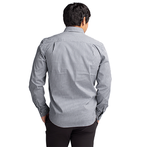 Cutter & Buck Men's Charcoal Easy Care Stretch Shirt