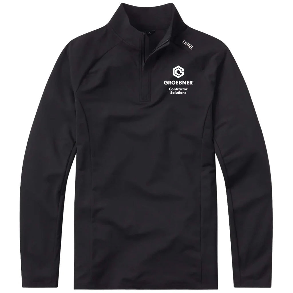 UNRL Men's Black Highlands Quarter Zip