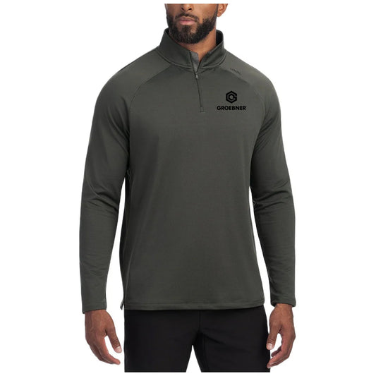 UNRL Men's Pine Interlock Quarter Zip