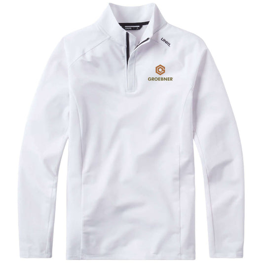UNRL Men's White Highlands Quarter Zip