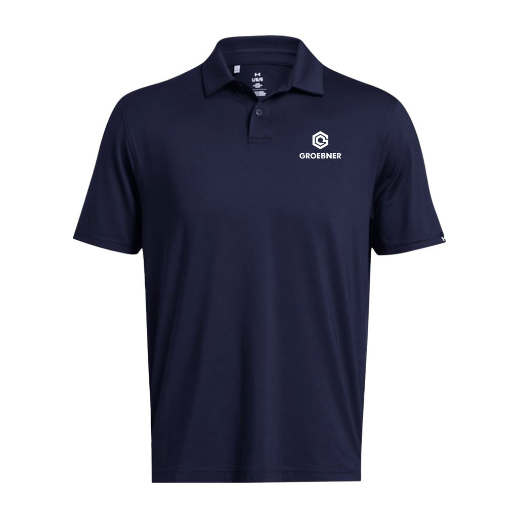 Under Armour Men’s Midnight Navy Tee To Green Polo