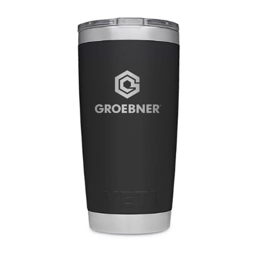 YETI Black Rambler 20 oz. Tumbler