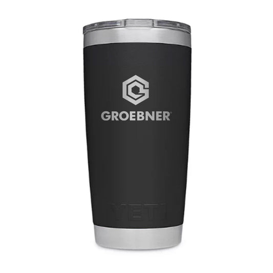 YETI Black Rambler 20 oz. Tumbler