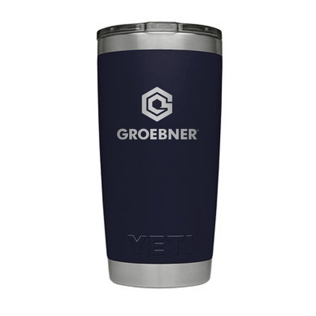 YETI Navy Rambler 20 oz. Tumbler
