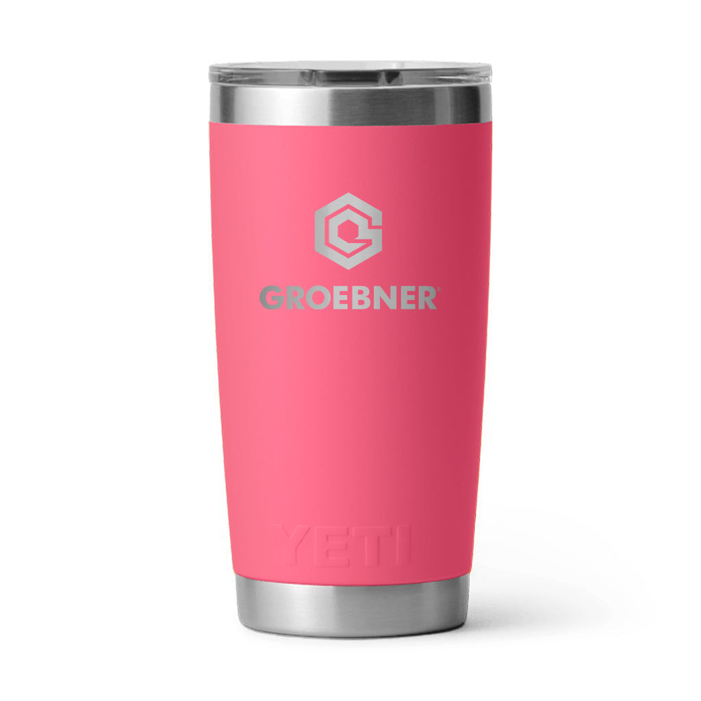 YETI Tropical Pink Rambler 20 oz. Tumbler