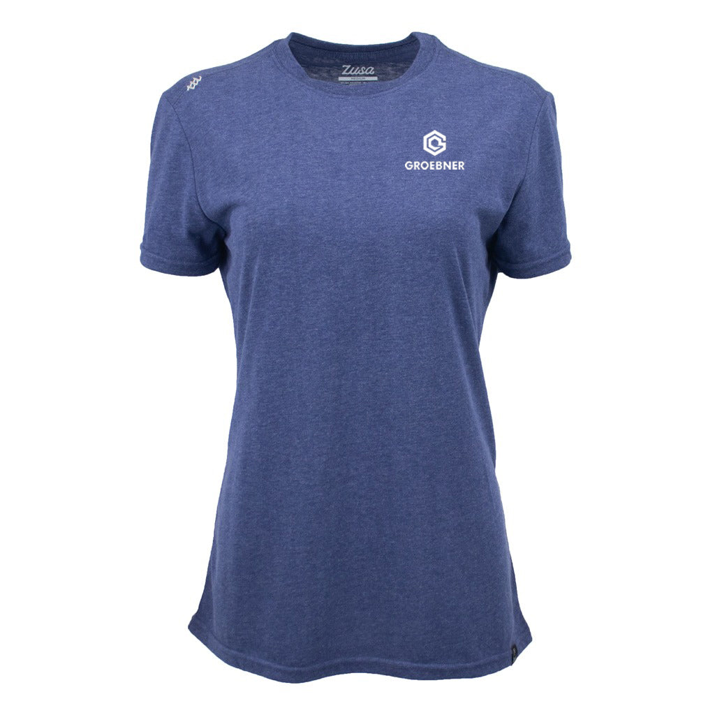 Zusa Women's True Navy Heather Tamarac Tee