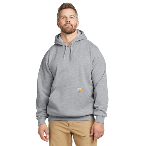 Carhartt Men's Heather Grey Midweight Hooded Sweatshirt