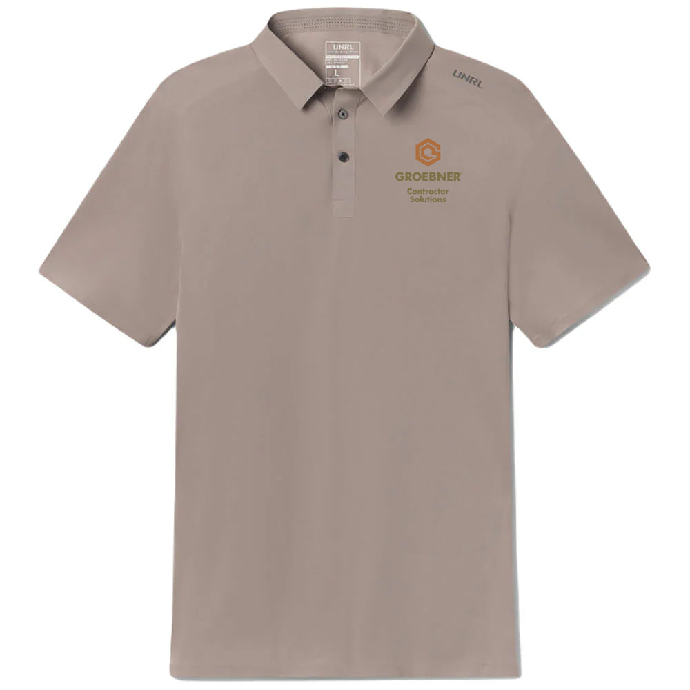 UNRL Men's Taupe Legend Polo