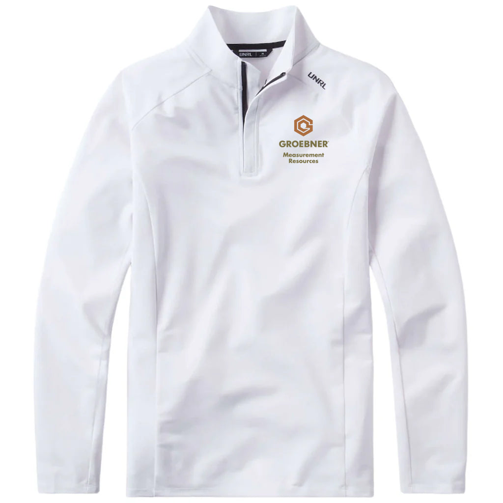 UNRL Men's White Highlands Quarter Zip