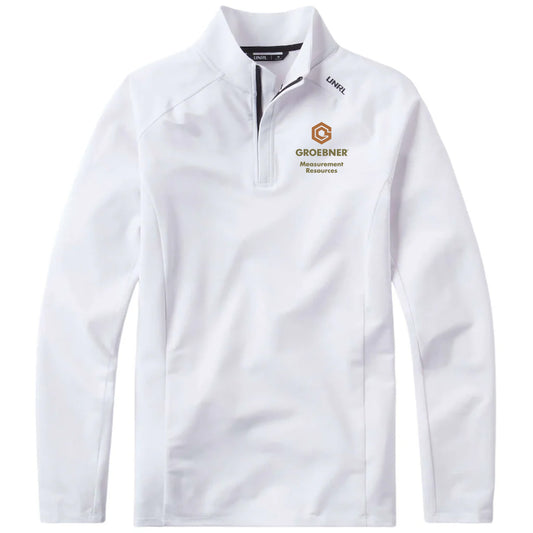 UNRL Men's White Highlands Quarter Zip